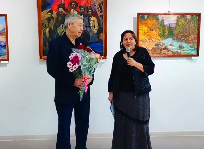 В Картинной галерее состоялось закрытие персональной выставки «Любимый Кавказ».